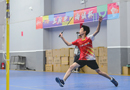 9月22日，臨汾市舉辦奔跑吧·少年“王府井·尚城杯”中小學(xué)校園羽毛球比賽。